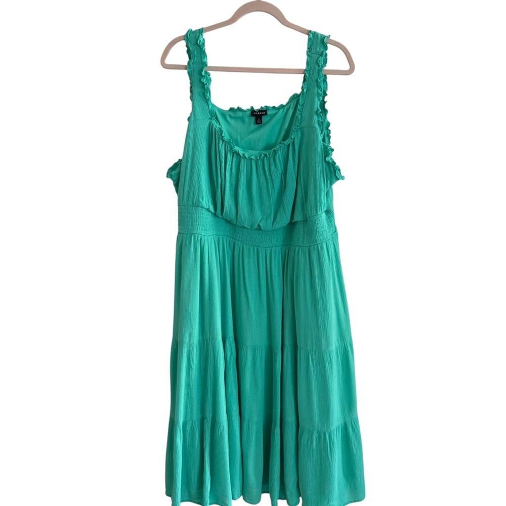 Torrid Mint Green Sleeveless Tank Fit & Flare Dress Size 3X